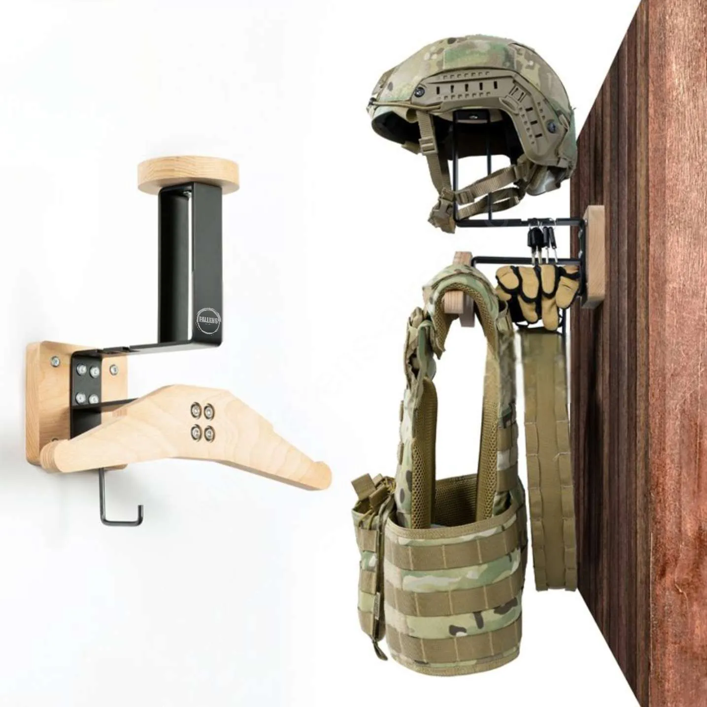 Picture of Wall mount for tactical gear - natural