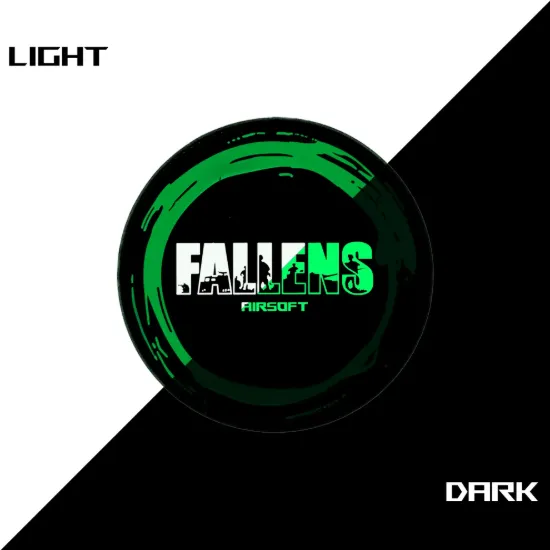 Obrázek FALLENS AIRSOFT PVC nášivka 10cm - svítící ve tmě