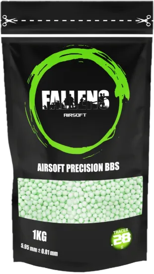 Obrázek FALLENS AIRSOFT TRACER BBs 0.28g (3571bb) - zelené