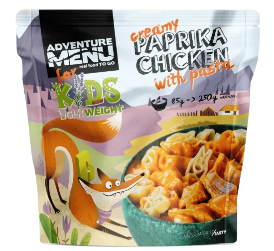 Obrázek Kuře na paprice s těstovinami