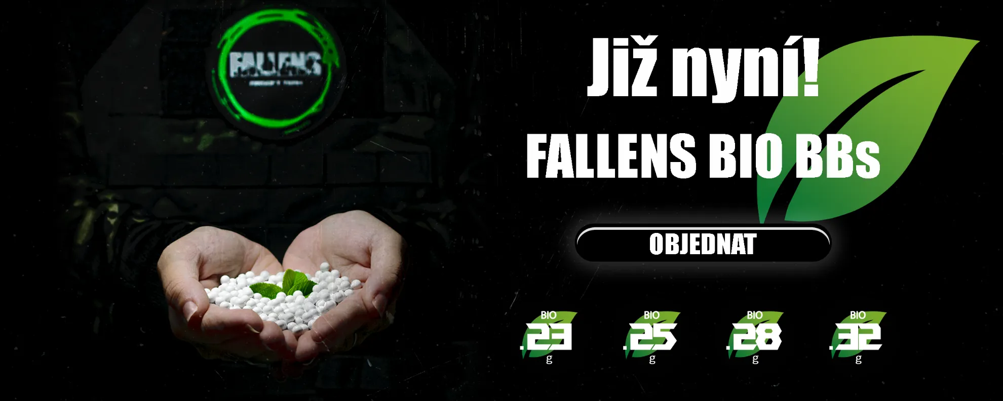 FALLENS AIRSOFT BIO BBs, které nešpiní
