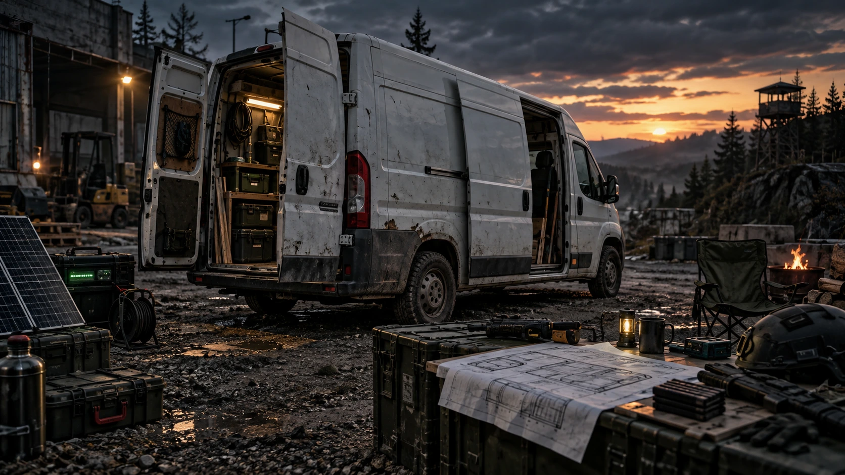 Díl 1: FALLENS HQ: Stavíme vlastní airsoftovou základnu