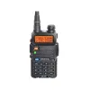 Vysílačka Baofeng UV-5R 8 W VHF/UHF – černá, čelní pohled